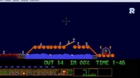 Lemmings my real custom level 10: This is Lem life (own created baord)