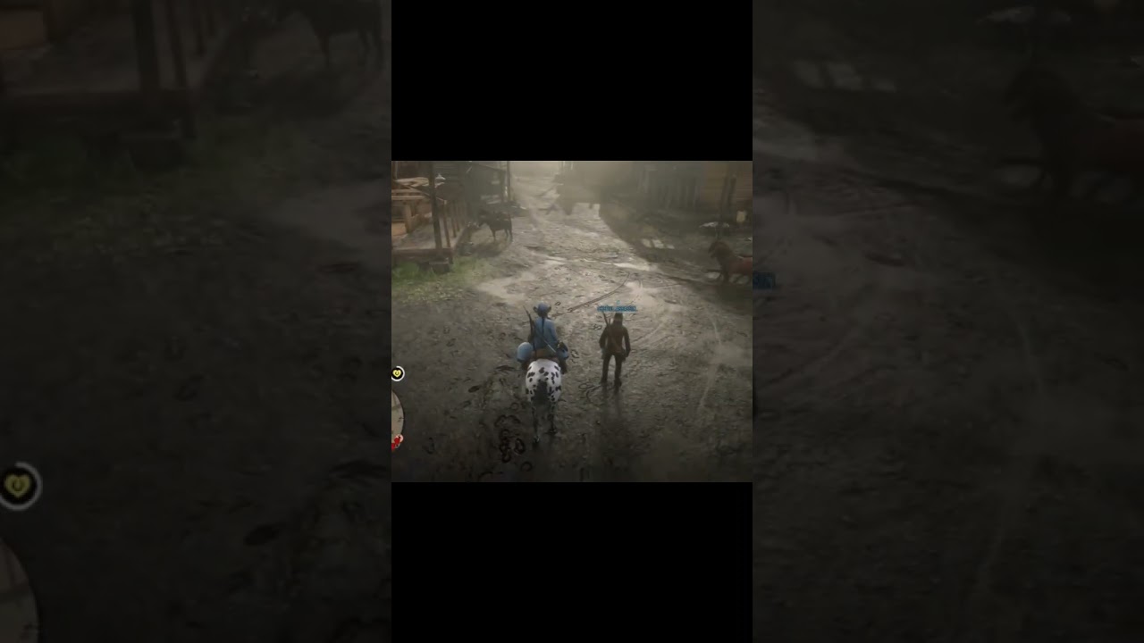 Classic Exit From the Horse Stable