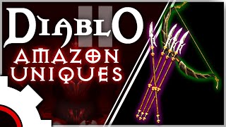 Using Pointy Sticks with the Amazon Uniques in Diablo 2 Resurrected
