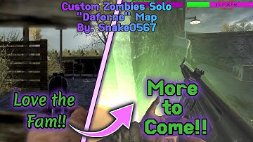 Custom Zombies Solo▐ "Daferne" Map Completed