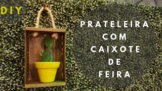 Caixote de Feira - Nicho Com Corda