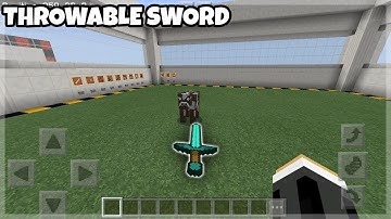 Mcpe Command Block: Throwable Sword Tutorial