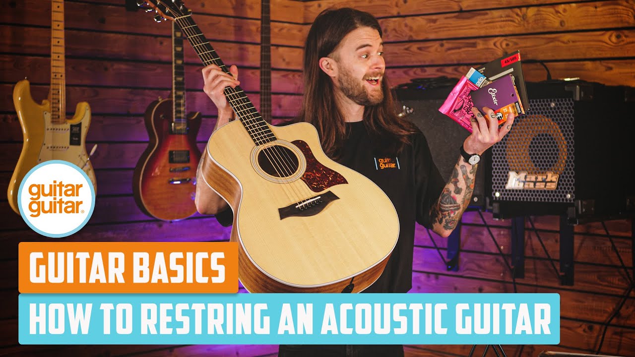 How To Restring An Acoustic Guitar A Complete Guide YouTube