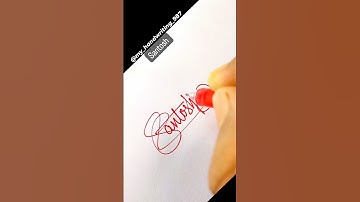 Santosh Name Signature|| Santosh Name Art || How to right Santosh beautiful Signature #shorts #1k