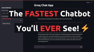 How to Create an Insanely Fast AI Chatbot | The Quickest AI Chatbot Setup with Groq | NeuralTensors