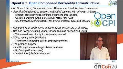 GRCon20 -  Introducing OpenCPI as an Infrastructure for GNU Radio and GNU Radio Companion