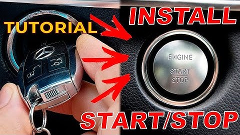 Mercedes Retrofit. Installation Smart START/STOP Button & KEYLESS-GO Function on Mercedes-Benz FBS4