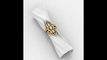 MATRIX WITH TOUCHE/LONG PLAIN RING