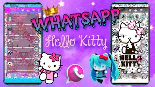 ⚡WHATSAPP HELLO KITTY V 8.85 NUEVOS EMOJIS STICKERS FUNCIONES FUENTES DE LETRA  ACTUALIZACIÓN 2021🔥 screenshot 5