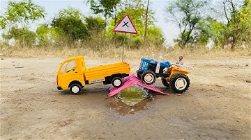 Diy Tractor Stuck In Mud Mini Science project Part 18 || @miniaturemachine
