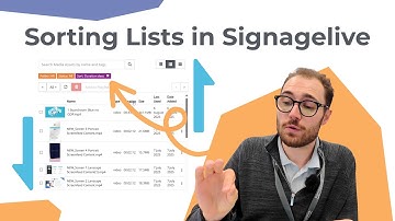 New Signagelive Feature: Sort Your Lists with Ease!