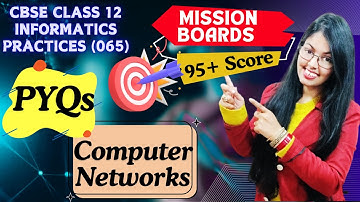 PYQs of Computer Networks | Important Questions of Computer Networking | CBSE Class 12  IP (065)