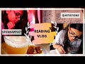 READING VLOG | SHOWING MY QUOTES COLLECTION