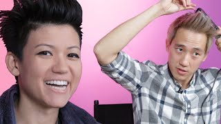 Best Friends Swap Hair Routines Jen And Steven