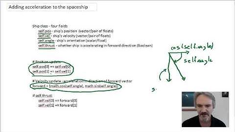 An Introduction to Interactive Programming in Python: 15-1 Acceleration and friction