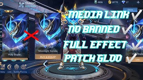 Gusion cosmic gleam no error full effect no banned script mlbb