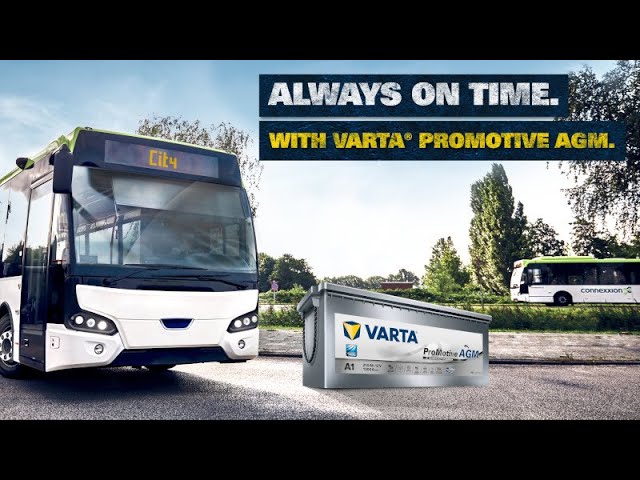 VARTA ProMotive AGM - The Perfect Solution For Buses and Coaches