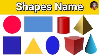 Shapes Name In Hindi & English | आकारों के नाम हिंदी और अंग्रेजी में | Shapes Name | #kids #study