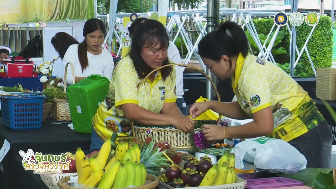 การแขงขันจัดกระเช้าผลไม้ งาน จันทบุรี สรวงสวรรค์แห่งผลไม้เมืองร้อน 2025 | CHANBURI