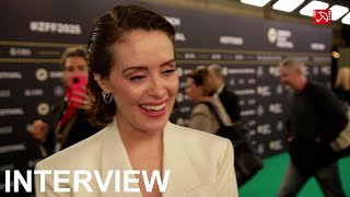 Claire Foy H IS FOR HAWK Green Carpet Interview (2025) / Zurich Film Festival
