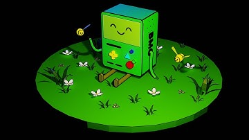 Make BMO with Blender - Time Lapse