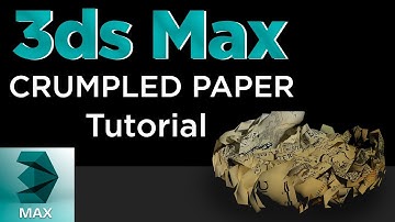 Map Crushing | Crumpled Paper Tutorial | 3Ds Max Tutorials