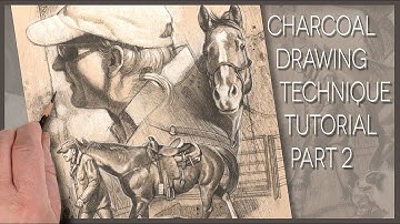 Up Your Charcoal Drawing Skills_Step by Step part 2!