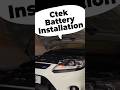 Ctek battery charger car installation