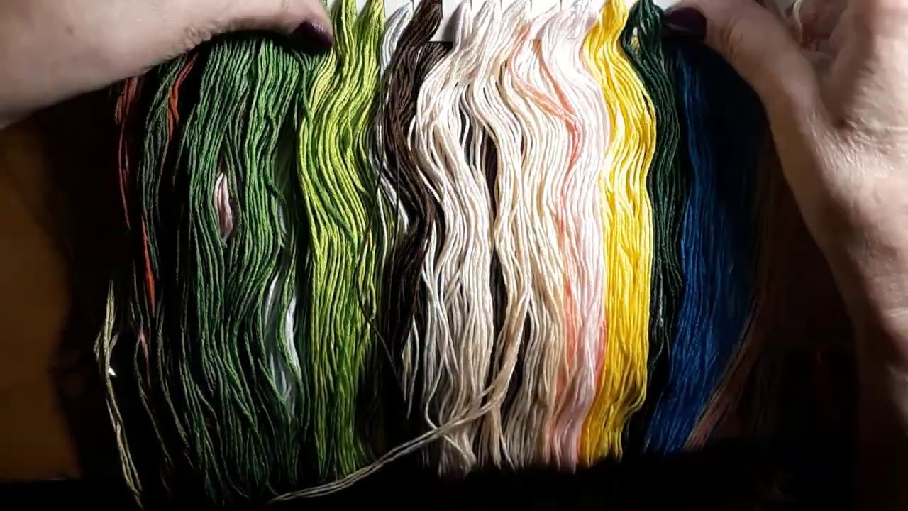 Распаковка 2 предварительно проштампованных наборов для вышивки крестом с Amazon 22.01.21