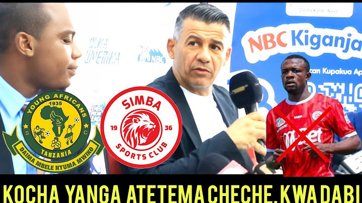CHECHE ZA KOCHA WA YANGA BAADA YA "SIMBA" KUGOMA KUJA KWENY PRESS CONFERENCE