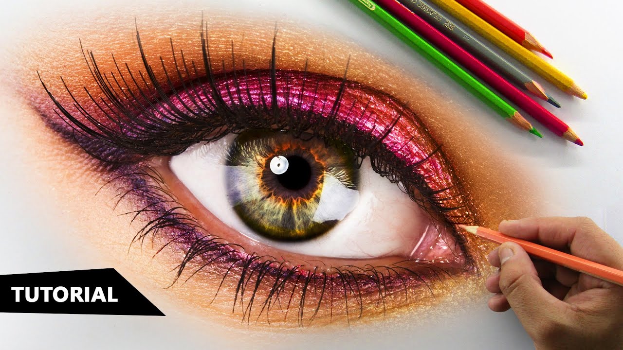 How to Draw an Eye in Colored Pencil (with Pictures) - wikiHow