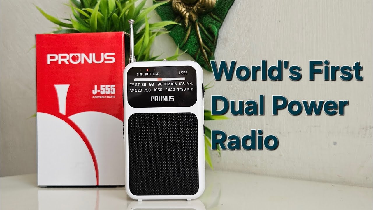 World's First Dual Power Radio @prunusradio  J -555
