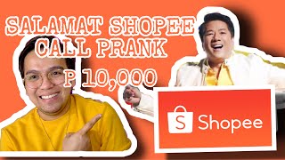 SALAMAT SHOPEE PRANK CALL BY KUYA WILL I RABBIE ARNEJO