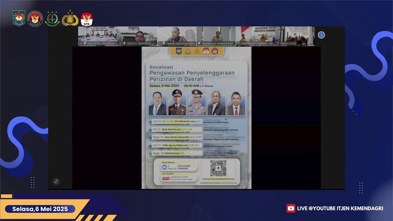 Sosialisasi Pengawasan Penyelenggaraan Perizinan di Daerah