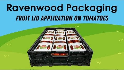 Linerless Fruit Lid Application on Tomatoes