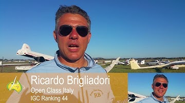 Ricardo  Brigliadori after landing Day 2 Interviewer and Camera Lisa Trotter