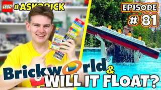 BRICKWORLD CHICAGO? WILL LEGO BOATS FLOAT GO VIRAL? & MORE | #AskBrick Episode 81 by BRICKLOVER BRAD 298 views 1 month ago 14 minutes, 10 seconds