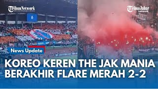 THE JAK MANIA Gagal Pesta 3 Poin Persija vs Persib di Depan Mata! Flare Merah Nyala di Tribun Utara