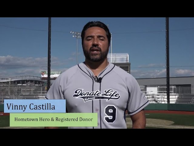 Donate Life Colorado: with Baseball Player Vinny Castilla PSA 