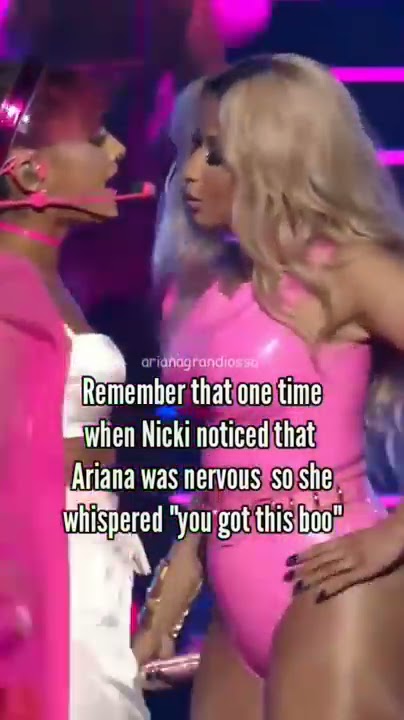 When Nicki Minaj Helped Ariana Grande Insta arianagrandiossa #shorts