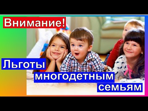 Почему у многодетных льготы разные. Как это исправить?