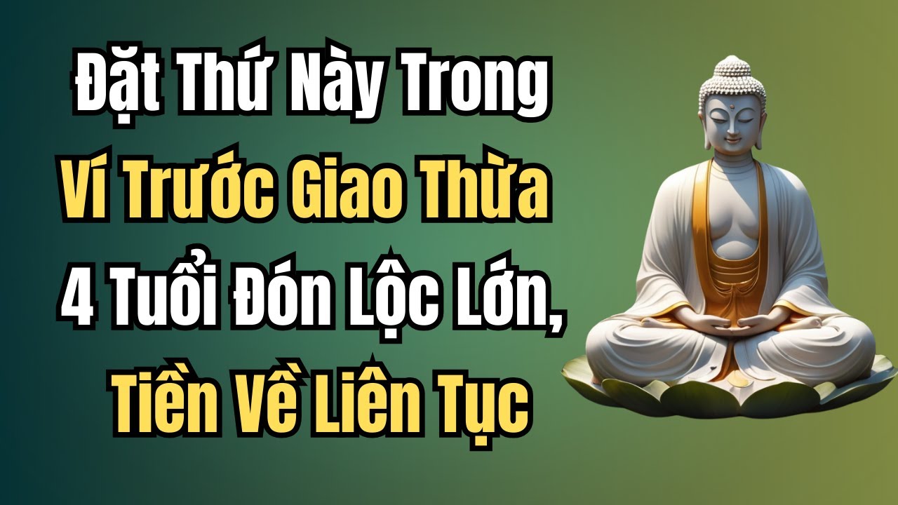 Đặt Thứ Này Trong Ví Trước Giao Thừa – 4 Tuổi Đón Lộc Lớn, Tiền Về Liên Tục | Tử Vi Phong Thủy