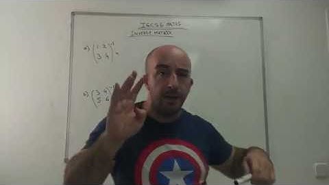 MATHEMATICS: Inverse Matrix IGCSE