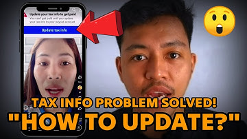 🤔 How to update your TAX INFO TO GET PAID? 🤔 #taxinfo #facebookreels #updatetaxinfo #payout #bank