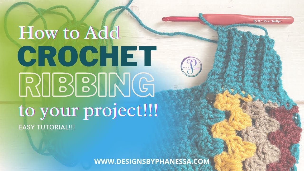 My Hobby Is Crochet: How to CROCHET: Knit Look Ribbing Knit 2