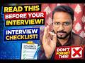 “99% Candidates Forget These Interview Documents 😱 Be Smart!”