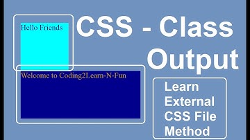 #CSS ||#HTML || Learn DIV with External CSS File || Practical on External CSS File calling.Learn CSS