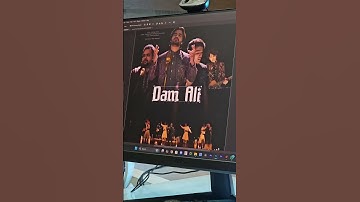 Thumbnail of Beautiful full song out now on YouTube #DamAli Poster Design #posterdesign
