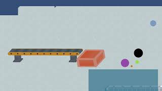 2d physics demonstration in unity