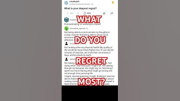 What do you regret most? #regrets #shorts #askreddit #reddit